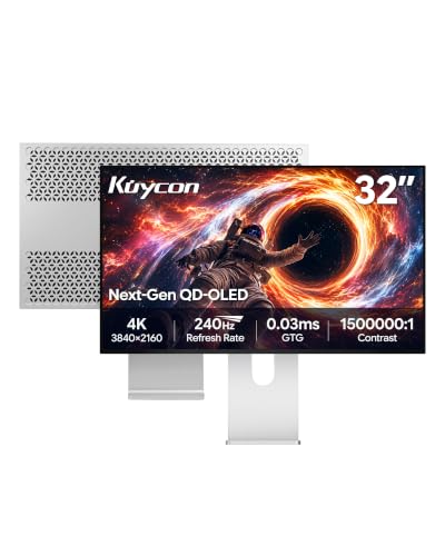 Image of Q32S 32 inch 4K UHD Monitor, OLED Glossy (Honeycomb with Stand)