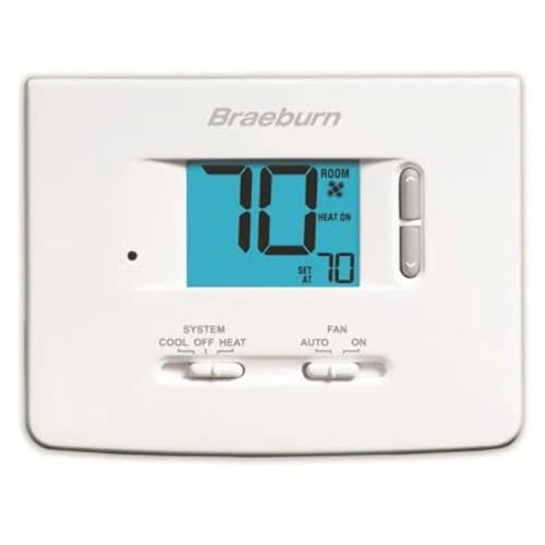 Braeburn 1020NC Non-Programmable Thermostat (1H/1C)