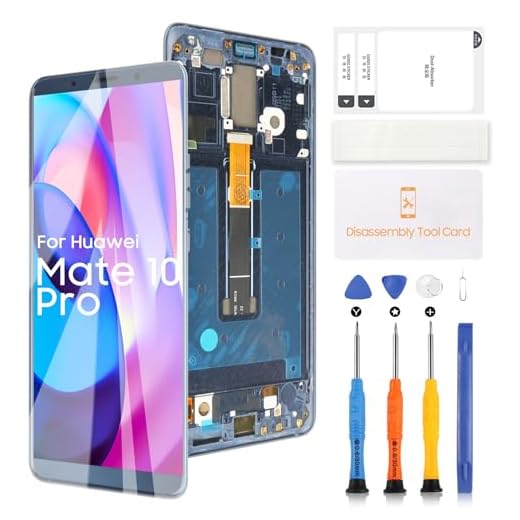Schermo LCD di ricambio per Huawei Mate 10 Pro BLA-AL00 BLA-TL00 BLA-A09 BLA-L09 Ricambio per Huawei Mate 10 Pro Display LCD Touch Screen Digitizer Assembly con strumenti (blu con telaio)