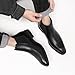 SANNAX Zapatos de Hombre Botas Chelsea Elegante vintage botas de tobillo de negocios de alto casual botas de hombre Mocasines Formales Imagen de SANNAX Zapatos de Hombre Botas Chelsea Elegante vintage botas de tobillo de negocios de alto casual botas de hombre Mocasines Formales