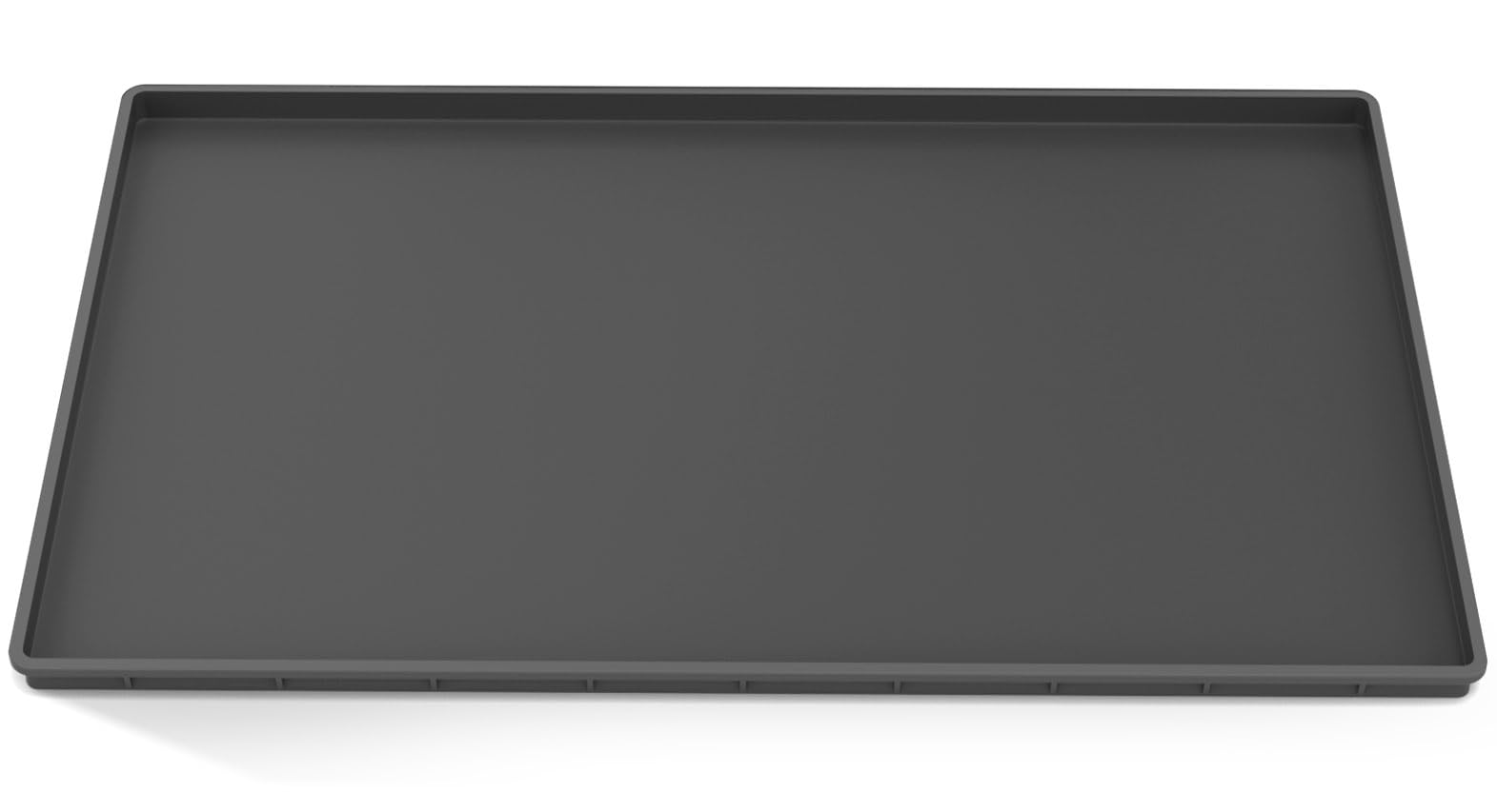 Inwee Unterlage Silikonmatte für Kaffeemaschinen, Anti-Rutsch Wasserdicht Silikonmatte für Kaffeevollautomat Barista Zubehör, kompatibel mit De'Longhi Magnifica, EQ.6 und LatteGo -47 x 29cm, Schwarz