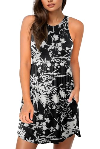 Image of HiMONE Vacation Dresses for Women 2025 Summer Dress Women's Casual Sundresses Casual Beach Petite Sun Dress XS-2XL