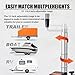 Vdniduir Electric Trailer Mover,350W Motorised Jockey Wheel Trailer Jack, Electric Jockey Wheel Mover,for Caravans,Boat Trailers