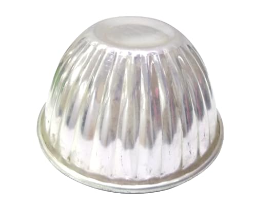 Prime Bakers and moulders Aluminium Big Bowl Shape Jelly Baking Mold Cup for Oven (150 Gm)