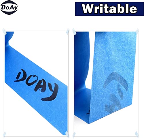 Doay Blue Painters Tape 1/4" 3/8" 1/2" 5/8" 3/4" X 60 Yard - Multi Size Pack - Multi Surface Use - 5 Rolls #TOP5