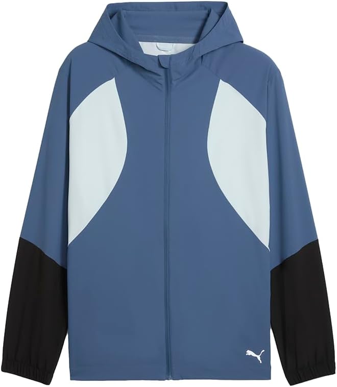 PUMA Mens Ultraweave Hooded Jacket Running Athletic Outerwear - Blue