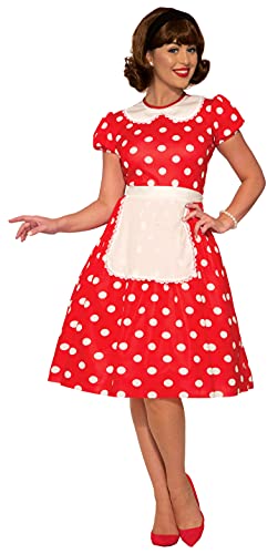 Forum Novelties Women's 50s Housewife Value Costume, As Shown, Standard