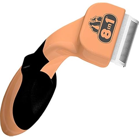 8in1 Perfect Coat DeShedder - Undercoat brush for cats, cat brush suitable for short and long hair Cover