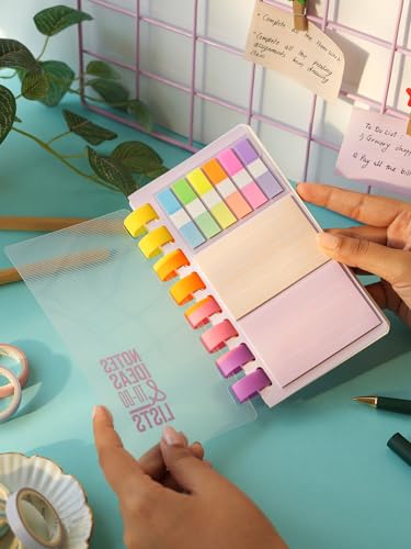 Image of DOODLE A6 Spiral Notebook Diary with Sticky Notes & Page Markers - 80 Ruled Pages, 80 GSM - Soft Wiro Bound for Smooth Writing - Note Keeper for School, College & Office Use