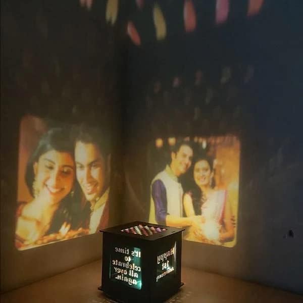 GIFTSVALLA Wooden Shadow Box with Electric Night Lamp Best Customized/Personalized Gifts | Birthday Gift, Best Gift for Girlfriend, Wife Special Latest, Gift for Anyone 2