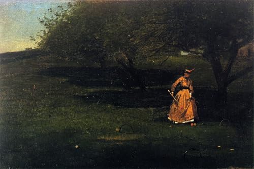 Peinture sur toile Winslow Homer grand tableau 60x90cm déco murale salon