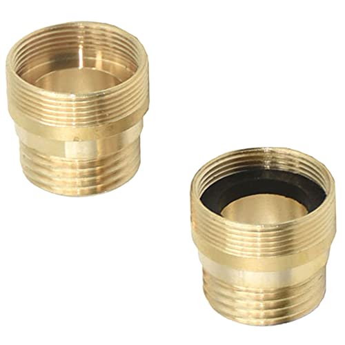 bzcemind 1 pcs 1/2 à M22 M24 Connecteur fileté Connecteur de Conversion d'eau en Laiton Convient au raccord Adaptateur de Robinet