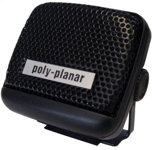 PolyPlanar Poly-Planar Vhf Extension Speaker - 8w Surface Mount - (single) Black Mounting Style = Bracket ; Size = 2.75 141msA