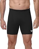 WISMBOX Badehose Herren Jammer, Wettkampf Schnelltrocknend Schwimmhose, UV-Schutz 50+ Kompression Training Badeshorts