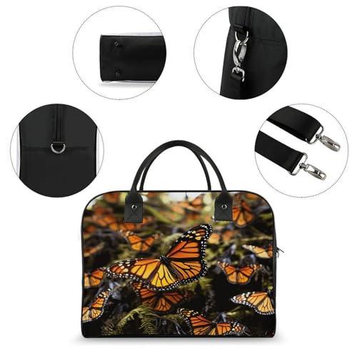 Maletín grande para laptop con tirante y asas miniatura 6