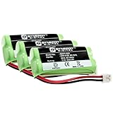 Synergy Digital Cordless Phone Batteries, Compatible with RCA H5401RE1 Cordless Phone, (Ni-MH, 2.4V, 800 mAh), Replacement for Uniden BT-1018 Battery, Pack Includes: 3 x SDCP-H301 Batteries