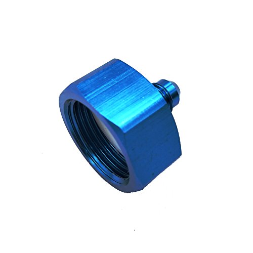 Nitrous Bottle Nut Adapter With Washer (Blue, 4An) #TOP4
