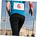 SUPVOX 10pcs Running Bib Numbers with Safety Pins Lightweight Waterproof Race Number Holder for Marathon Events Easy Attach Design for Runners Training and Competitions