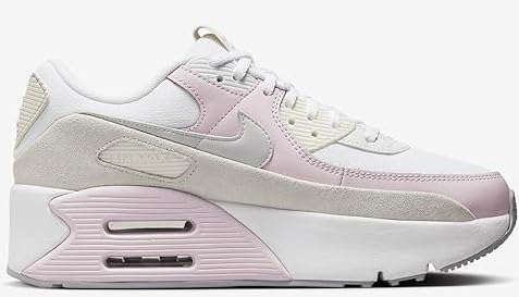 Nike Air Max 90 LV8 Women's Shoes (FD4328-104, White/Wolf Grey/Summit White/Photon Dust) Size 9.52