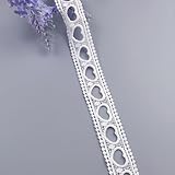 QILANJO 15 Yards Heart Hollow Out Lace Ribbon 1.2 Inch Width Unfinished Embroidery Lace Trim Fabric for Sewing, DIY, Crafts, Clothing Applique, Bridal Wedding Decor, White