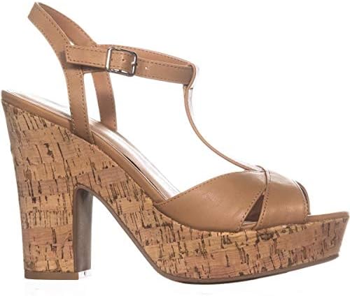 American Rag Womens Jamie1 Peep Toe Special Occasion Ankle, Tan pu, Size 10.0 | Image 4