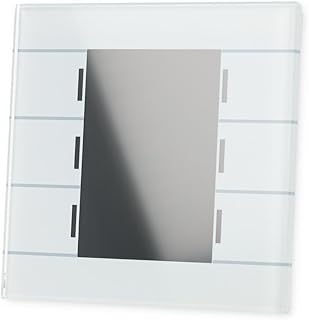 Unité Centrale en Verre Smart avec écran Couleur, Blanc pour domotique KNX BE-GBZW.01