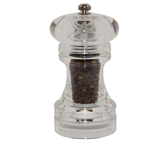 Generic 7 Inch Acrylic Pepper Grinder Manual Spices Grind Container