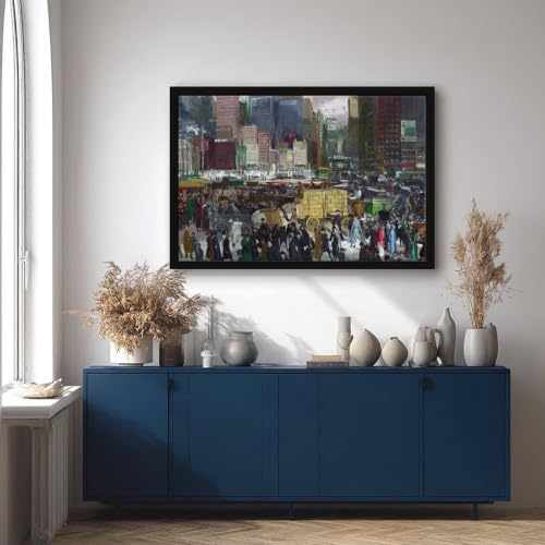 Impression sur toile New York George Bellows 40x61 cm - 4
