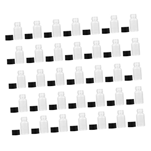 CIYODO Essential Oil Bottles 100pcs Glass Bottles Screw Mouth Lab Sample Bottles