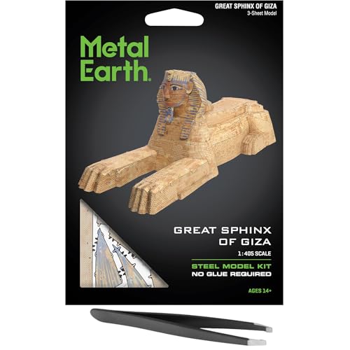Modélisme 3D Métal Sphinx de Gizeh assemblage facile sans colle grâce à la pince incluse