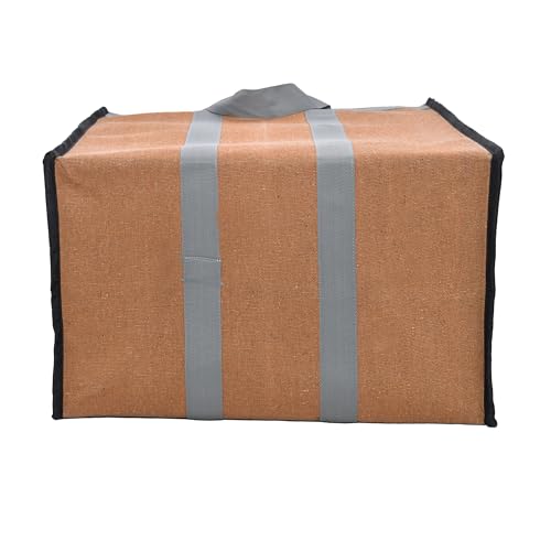Image of (#B2B21CA L Eco Friendly Reusable Fabric Grocery Vegetable Shopping jhola Bag Heavy Canvas1pc only Large LxWxD 18x11x15 inch