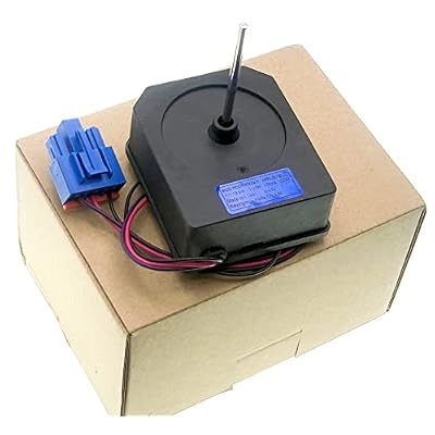 4681JB1029D RDD056X04 Refrigerator Condenser Fan Motor Assembly Fit for LG Refrigerator, Replace Part Number: 1267566 AP4437783 EA3523330, DC 13V 1.51W Shaft Length:46mm .