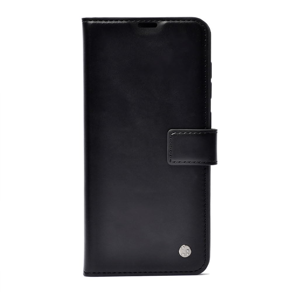 Zore Xiaomi ile uyumlu Poco X5 Kılıf Zore Kar Deluxe Kapaklı Kılıf Siyah