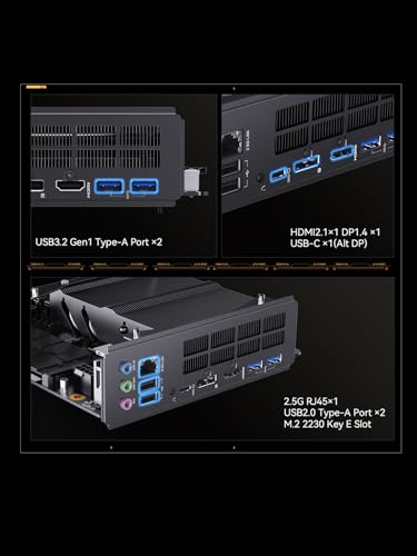 Image of MINISFORUM Motherboard BD895i SE Mini ITX NAS Motherboard, AMD Ryzen 9 8945HX,16 C /32 T,PCIe 5.0 x16 Slot, Dual PCIe4.0 M.2 Support, DDR5,8K Triple Output(HDMI /DP /USB-C), RJ45 2.5G, USB 3.2