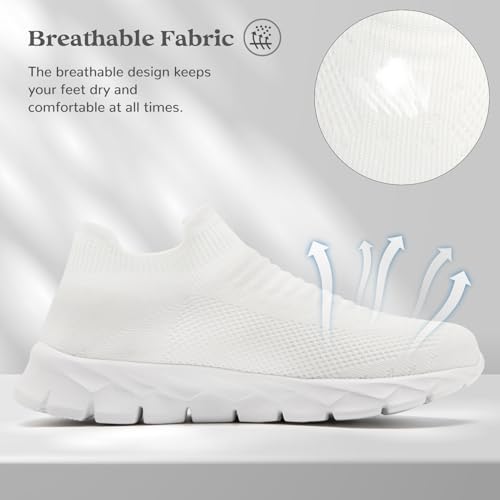 Image of Running Shoes for Men Womens Walking Tennis Gym Sneakers Slip On Comfortable Lightweight Athletic Workout Fashion Sports Shoes