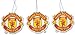 Manchester United FC Gift Set of 3 Air Fresheners and 1 Keyring Keychain for Sports Soccer Fans