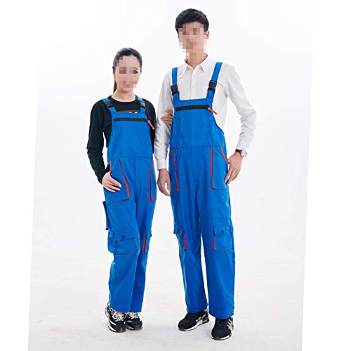 Preisvergleich Produktbild Cestbon Latzhose Arbeitshose Herren Classic Arbeitslatzhose Für Handwerker KFZ Gärtner Mechaniker,Blau,180