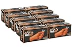 DENCO DISTRIBUTING, INC. Tiger Grip Nitrile Gloves - Hi Vis Orange - 7mil - Textured - Powder & Latex Free - Case of 10 Boxes (XL (Pack of 900))
