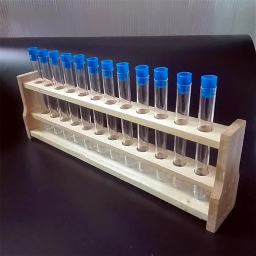 Support de tubes en bois matériel didactique pour cours de science - 4