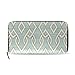 Produktbild Plsdx Abstrakte Geometrische Spalier Lange Pass Kupplung Geldbörsen Reißverschluss Brieftasche Fall Handtasche Geld Organizer Tasche Kreditkarteninhaber Für Dame Frauen Mädchen Männer Reisegeschenk