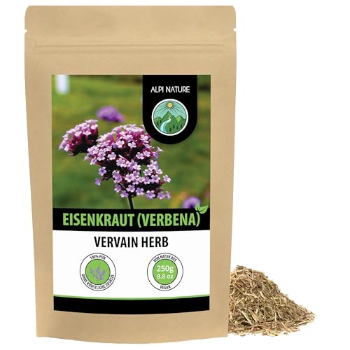 Alpi Nature Eisenkraut Tee 250g, Eisenkraut getrocknet und geschnitten, Verbena officinalis