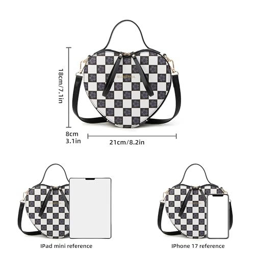 Image of Crossbody Purse for Women Small Crossbody Bags Trendy Vegan Leather with Adjustable Shoulder Straps Gift for Mother Wife Mom