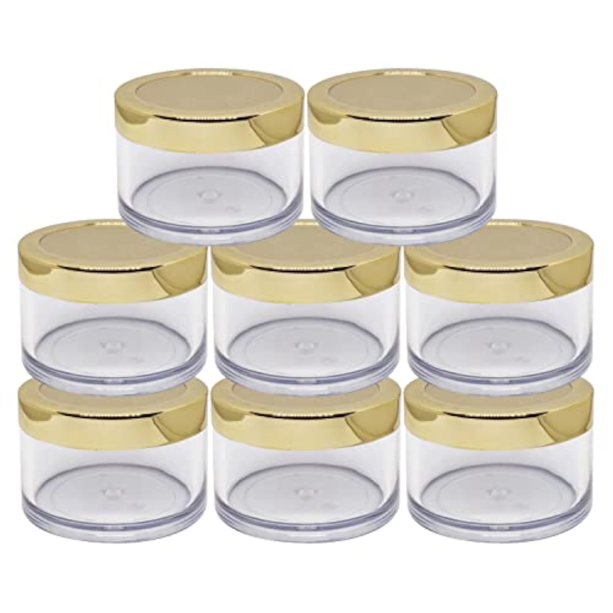Avnii Organic's Cosmetics Shan Jars with Gold Lids