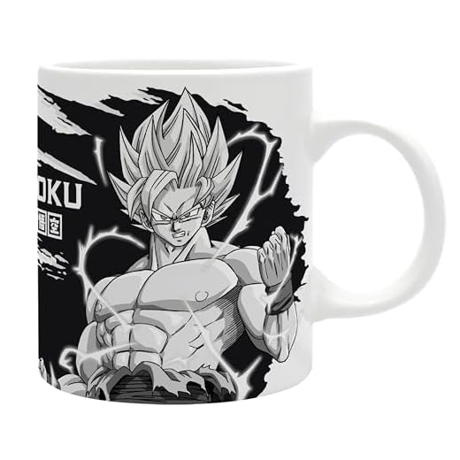 ABYSTYLE DRAGON BALL Z Taza Goku Negro & Blanco