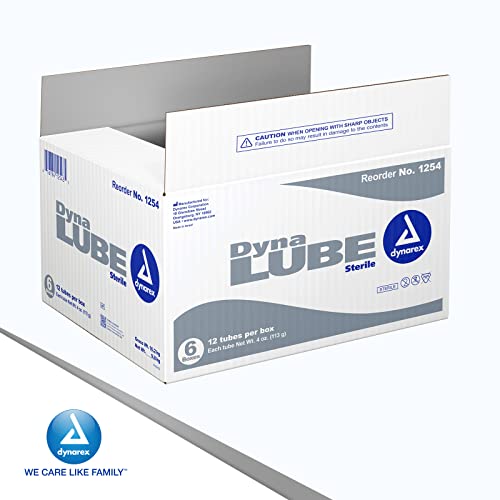 Dynarex DynaLube Lubricating Jelly Sterile 4 oz tube 6/12/Cs
