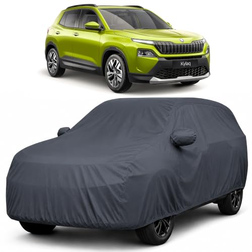 Image of Autofact Premium Car Cover for Kylaq | All Weather Waterproof Full Body Car Cover | Light-Weight Triple-Stitched Outdoor Shield with UV Protection, Dustproof & Heat-Resistant