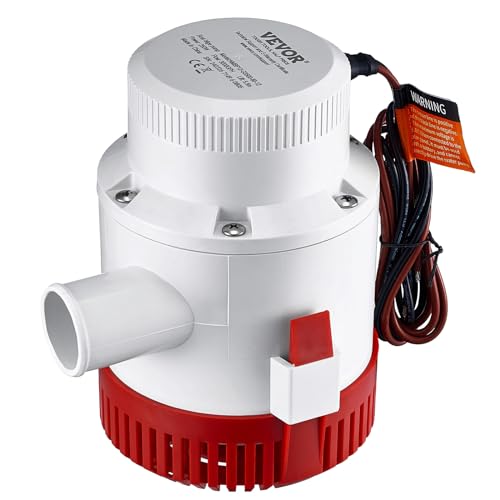 Vevor BILGE PUMP 3000GPH Pump, 3000Gph 12V Automatic Submersible Boat Bilge Water Pump cover
