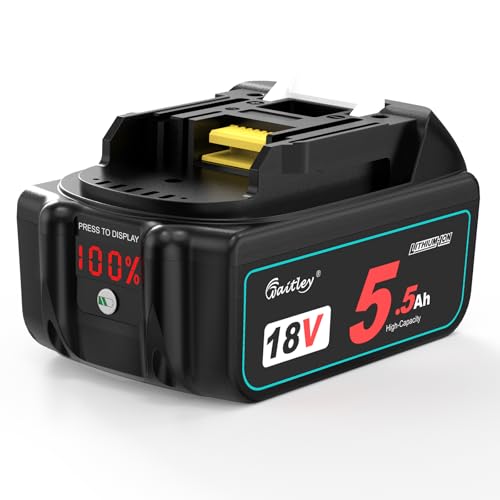 Wailey 5500 mAh baterías para Makita 18V BL1850 BL1850B BL1860 BL...