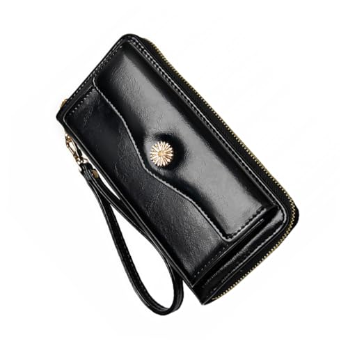 Sac à Main Élégant Healeved : Pochette Zippée Longue Cuir Idéale pour Sorties