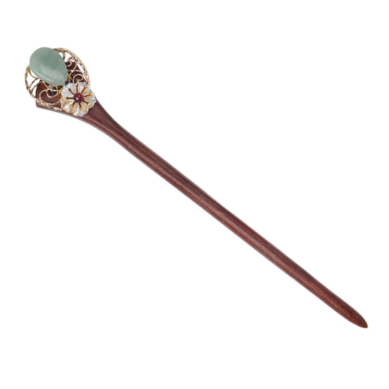 MAGICLULU 3 Piezas horquilla hanfu hair clips horquillas moño palos flores para el cabello tocado la antigüedad para pasadores pelo pasador pelo palo pelo las mujeres nuevo